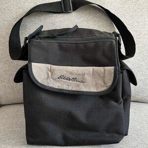 Eddie Bauer Padded Crossbody Travel CAMERA / Diaper Bag